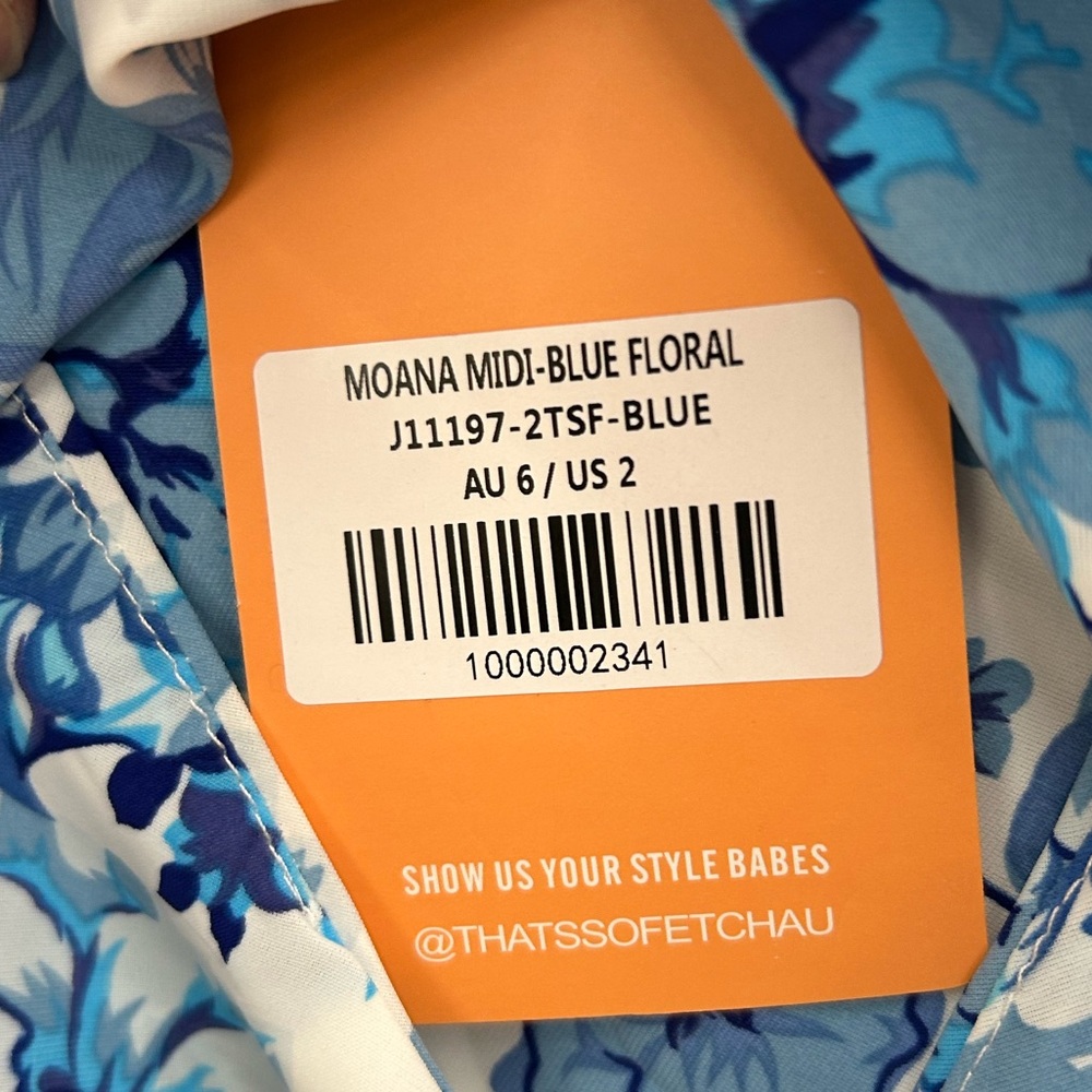 That’s So Fetch Moana Midi Dress Size 2 NWT - Picture 3 of 4